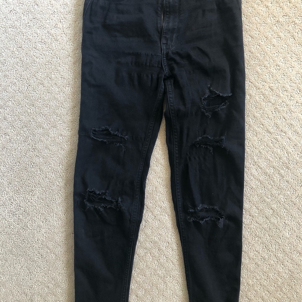 Hollister ripped high rise jean leggings